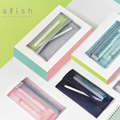 KOKUYO Pen Case Silver Gray