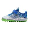 Anta Kids  Anti-Slip Durable Football Shoes Kids Footwear Silver Blue 312239981-4