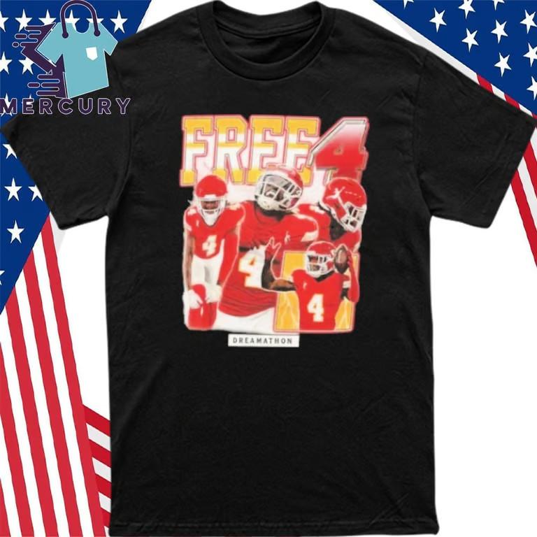 Travis Kelce Free 4 Rashee Rice T-Shirt Unisex T-Shirt XXXXL