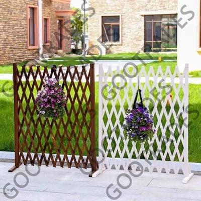 Stretchable Wooden Fence 50/70cm Usable Home Garden Fence Durable/odorless Multi-layer Paint Spray Extended Trellis Fence