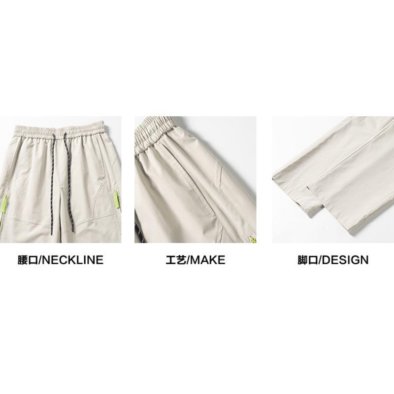 Men Women American Soft Shell Functional Cargo Pants Windproof Waterproof Outdoor Hiking Trousers