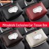 Mitsubishi Car Armrest/Seat Back Tissue Box: Compatible with Lancer EX, ASX, Outlander, Lancer, Pajero.