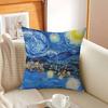 Van Gogh Starry Sky Art Personalized picture text home decorative pillows Household Gifts 45x45cm