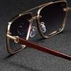 New Fashion Classic Square Sunglasses Cool Men Vintage Brand Design Metal Sun Glasses Women Shades UV400