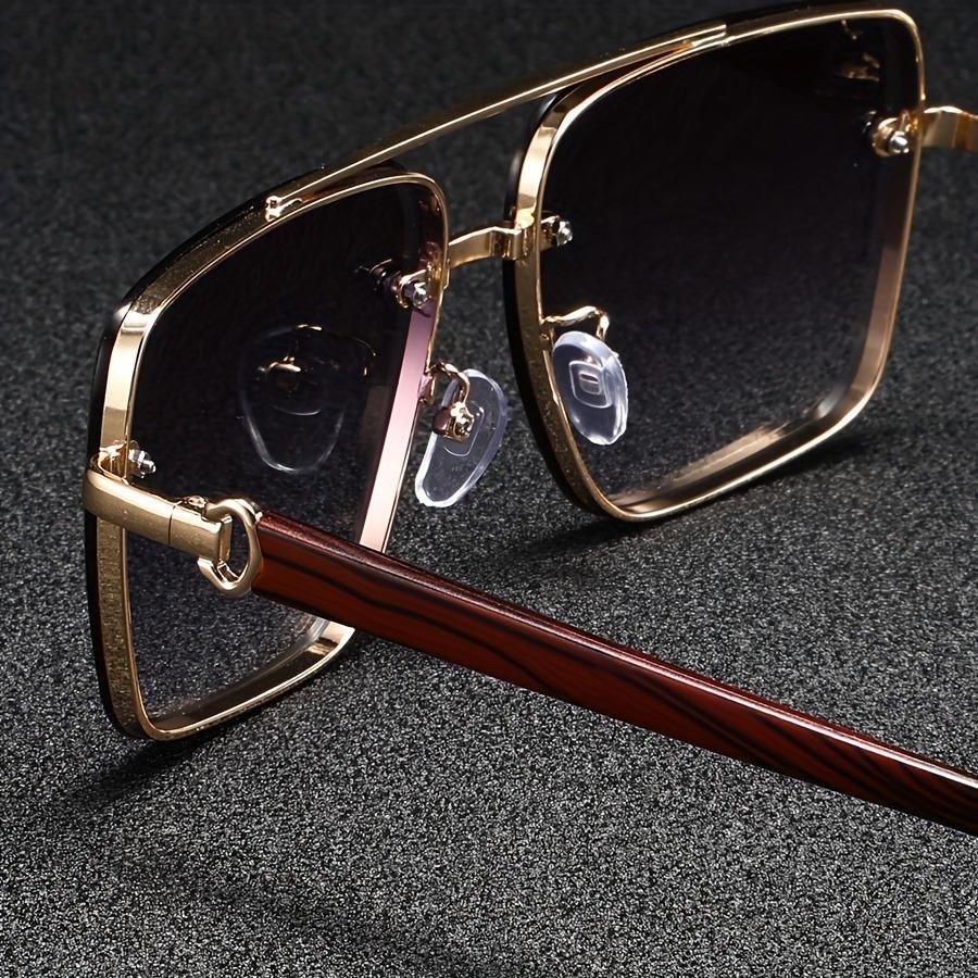 New Fashion Classic Square Sunglasses Cool Men Vintage Brand Design Metal Sun Glasses Women Shades UV400