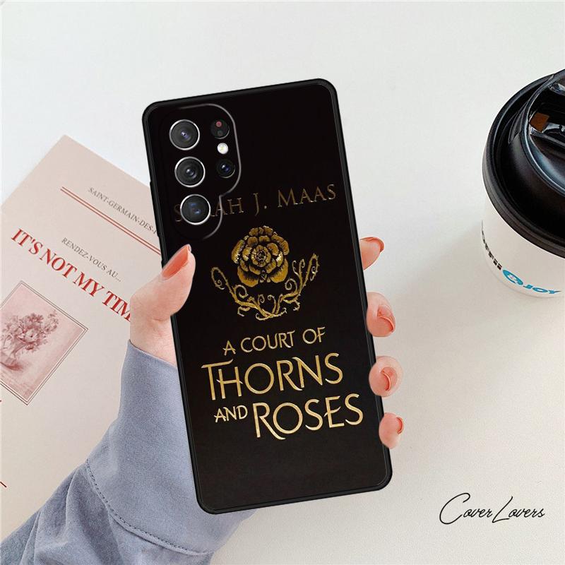 A Court of Mist and Fury Sarah J Maas phone case For Samsung Galaxy S24 S25 S23 S22 Ultra Note 10 20 Plus S20 S21 FE Cover