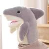 Little shark hand puppet gloves cute doll shark arm plush toy can open mouth doll birthday gift