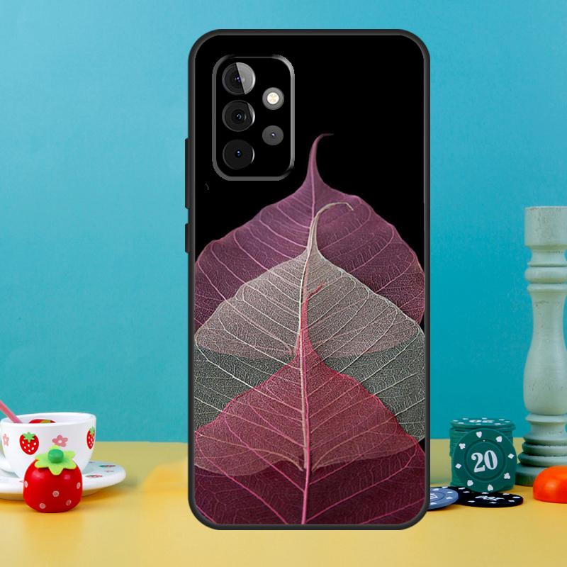 Colorful Leaves Case For Samsung Galaxy A15 A16 A05 A26 A36 A56 A52 A53 A33 A13 A34 A54 A14 A35 A55 A22 A32