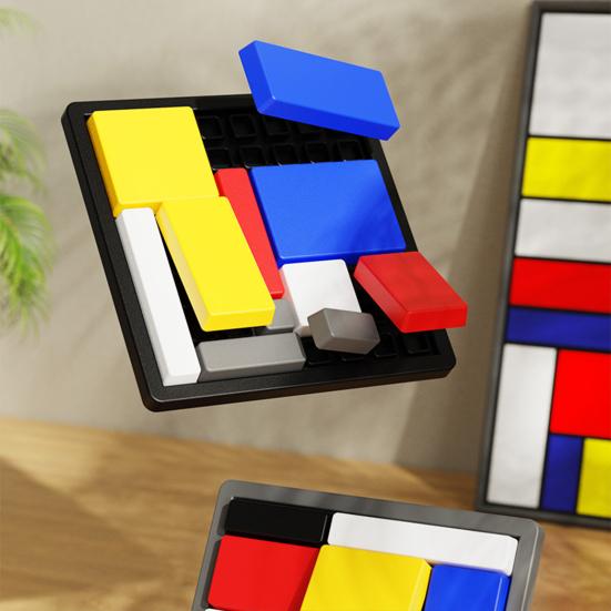 1/2Pcs Logic Puzzle Brain Teaser Game 88 Challenges 4 Difficulty Levels Portable Kids Adults Logic Thinking Training Educational Puzzle Board Game
