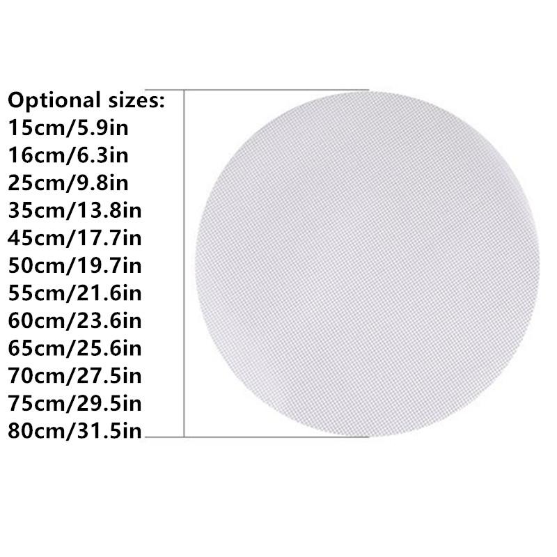 1Pcs Reusable White Silicone Non-Stick Steamer Liners Round Steaming Mat For Bamboo Steamer Cooking Heat Resistant Kitchen