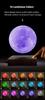 Magnetic Levitating Moon Lamp with Remote Control Levit Floating 16-Color Moon LED Smart Desk Lamp Office Home Decor