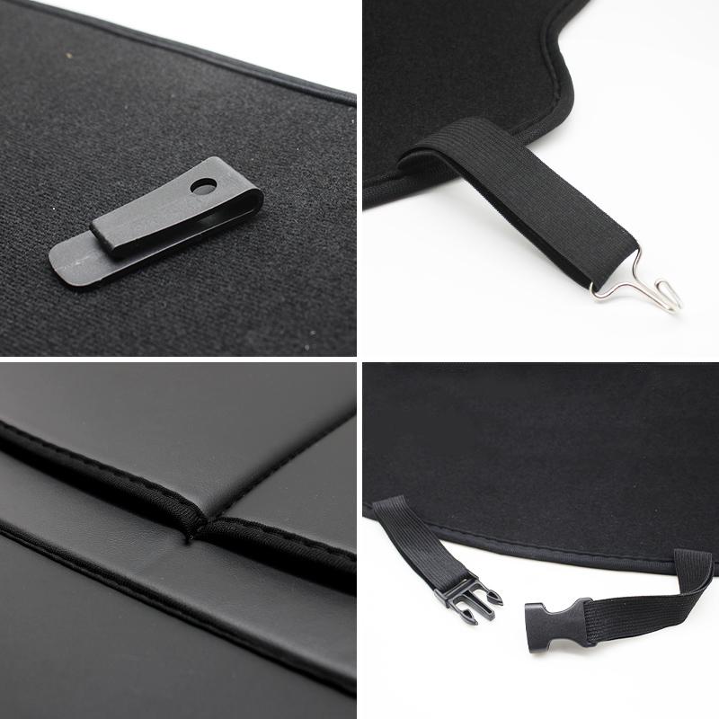 wqs5Car Seat Back Protector Cover Children Anti Kick Mat Pad Storage Bags for Volkswagen Golf Tiguan Jetta T-ROC T5 Polo Passat GTI