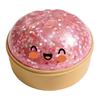 Colorful Realistic Dumpling Squeeze Toys With Bamboo Steamer Soft Tpr Dough Ball Decompression Fidget Toys Funny Creative Gifts