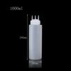 5Pcs 120-1000ml Plastic Sauce Squeeze Bottle Multipurpose Squirt Bottles Condiment Container For BBQ Oil Salad Dressing Kitchen