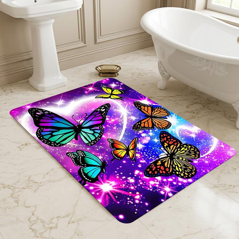 Butterfly Dreams Living Room Nonslip Area Rug Soft Carpet For Bedroom Game Playroom Sofa Office Home Decor Doormat Christmas Gift C9301575