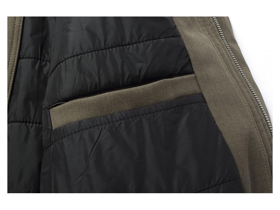 Men's Winter Lapel Workwear Jacket - Deconstructed Patchwork Cotton, Loose Fit