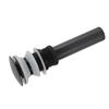Matte Black Drain Stopper Push Bounce Basin Sink Drainer Sink Drain Strainer  Lavatory Drain
