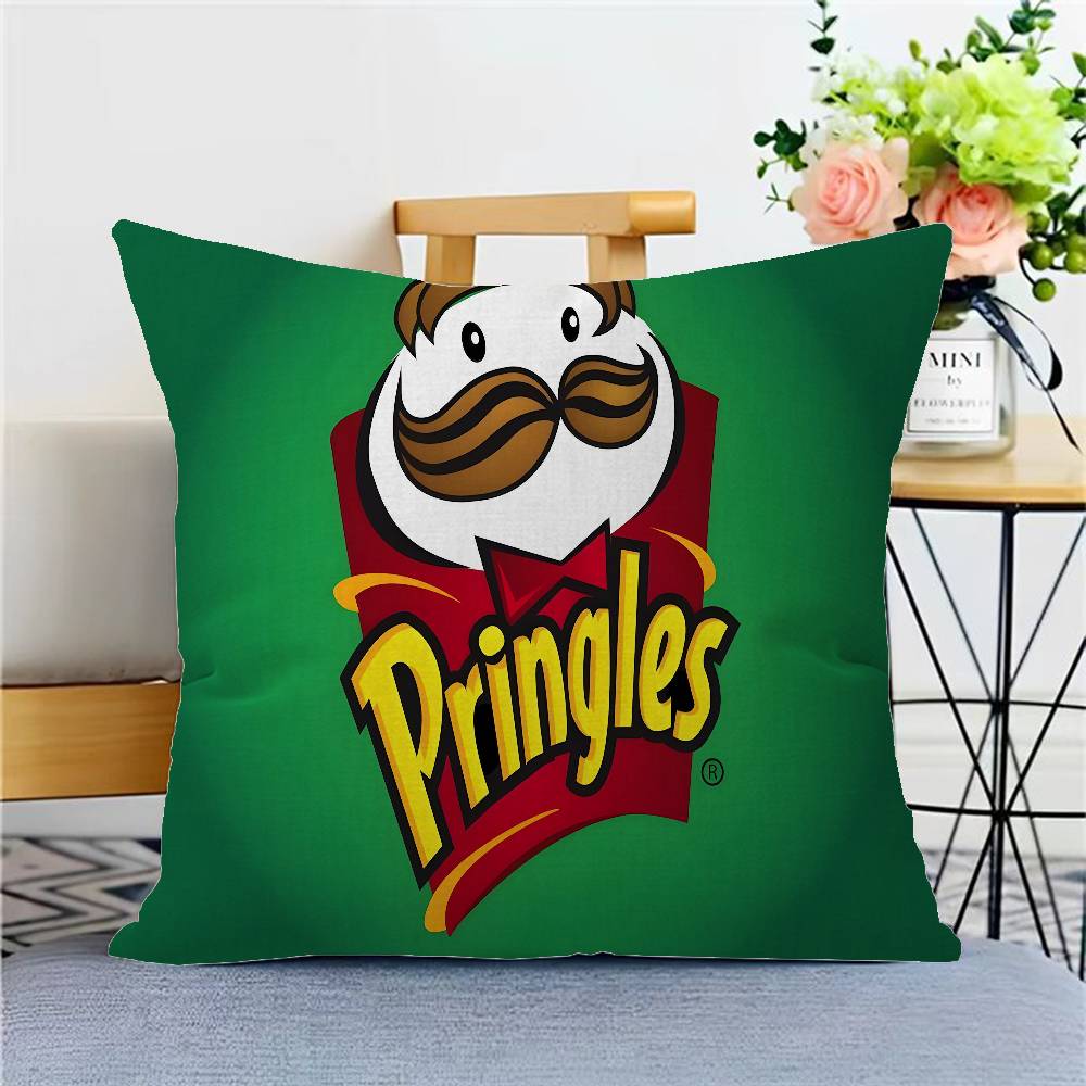 Fashion P-Pringles L-LLC Film Cushion Cover Polyester Sofa Cushions Decorative Throw Pillows Home Decoration Pillowcover
