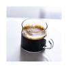 Shot Glasses Espresso Parts Double Spouts Milk Cup Clear Glass (Clear Glass-1Pack)