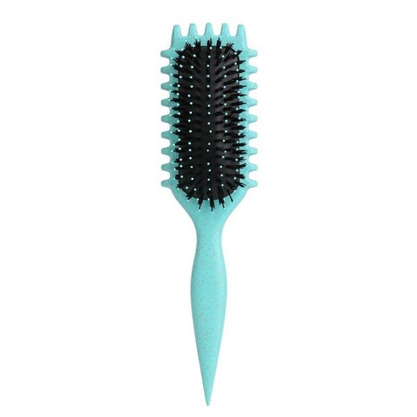 1pc Nylon Bristle Curl Defining Styling Brush for Dry Hair, Anti-frizz Detangling Hairbrush for Men and Women, Enhances Curl Definition and Separation