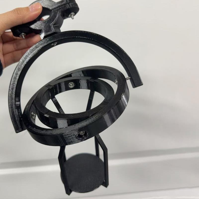 Gyroscopic Cup Holder 3D Printed Motorcycle Drink Holder No Spill Self Leveling Cup Holder Clamp Adjustable Hanging Cup Holder