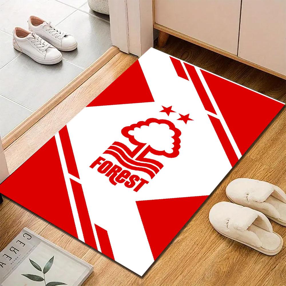 Red Tree Logo with Stars Patterned carpet, suitable as a non slip play mat for the living room and bedroom sofa