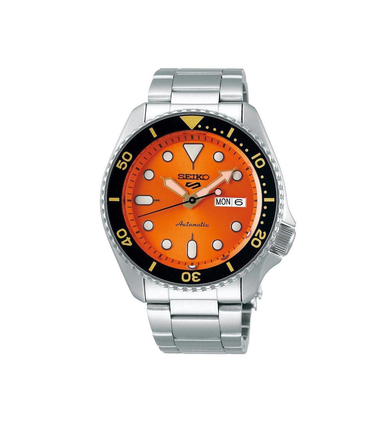 

Часы Seiko SEIKO мужские SRPD59K1 с автоподзаводом оранжевые серебристые m-sto1 [item]