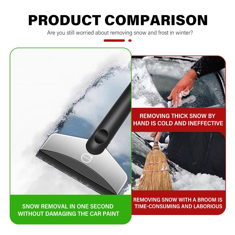Car Snow Brush Cleaning Shovel Glass Ice Scrapers Tool Accessories For Volvo S60 S80 S90 C30 XC40 XC60 XC70 XC90 V40 V60 V90 T6