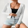 Women's Spring and Autumn Button Cardigan Knit Sweater