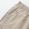 High-Waist Summer 3/4 Length Pants for Women