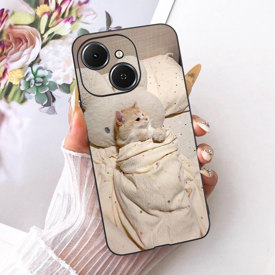 For Tecno Spark 40 Case KM5 Cute Lion Fashion Painted Cover Soft TPU Phone Cases For Tecno Spark 40C Spark40 C Back Cover Fundas