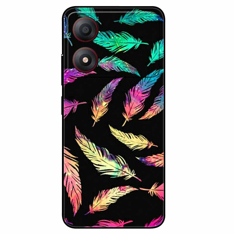 Pour ZTE Blade A34 4G Coque Anti-choc TPU Silicone Souple Housse de Téléphone pour ZTE Blade A 34 Funda Peinte pour BladeA34 Capa de Luxe