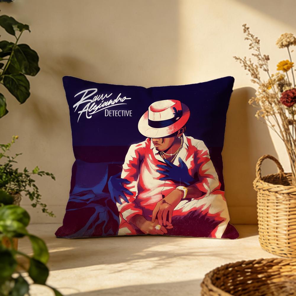 Popular RRauw Alejandroful Cushion Cover Versatile DoubleSided Pillow Case Fit for Sofa Bed Car Daily Decor