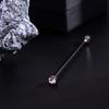 Spiral Buckle Shirt Collar Pin Detachable Neckline Pin Crystal Tie Collar Needle  Men