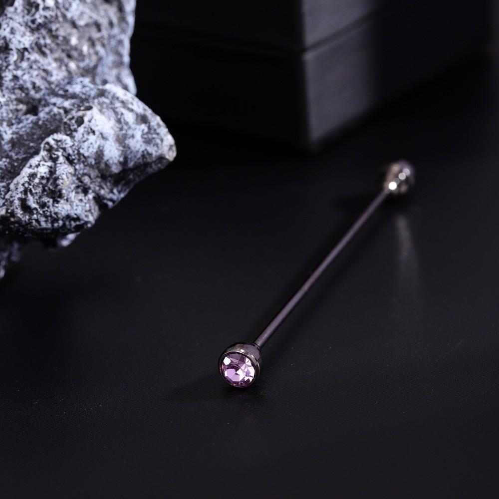 Spiral Buckle Shirt Collar Pin Detachable Neckline Pin Crystal Tie Collar Needle  Men