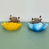 Trendy Resin Yak Figurines Cute Creative Yak Doll Handicrafts Garden Courtyard Decor Gift