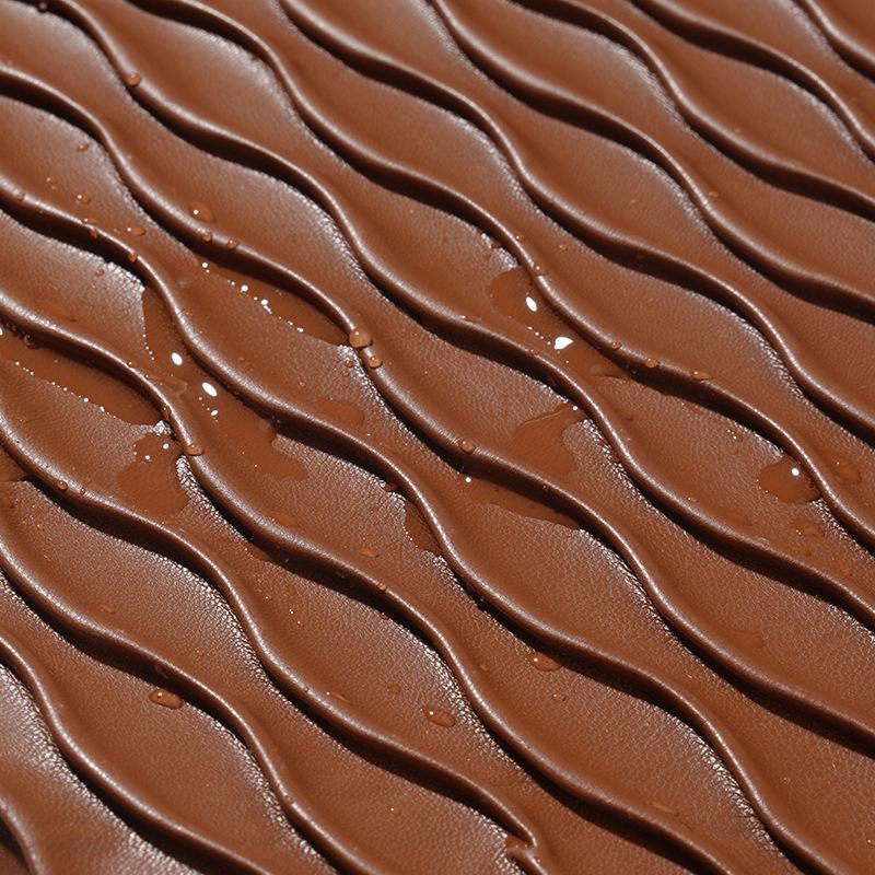 50cm*137cm 1.2mm Mehrfarbiges PU-Leder Steppstoff 3D Gestepptes Kunstleder für Auto-Innenausstattung Tasche DIY Dekor