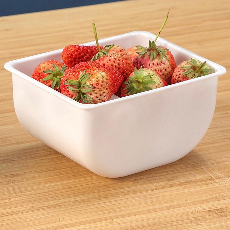 Fruit Box Condiment Container 4-6 Grids With Lid Large Capacity Bar Divided Fruits Bowl Household Seasonin Box Food Storage