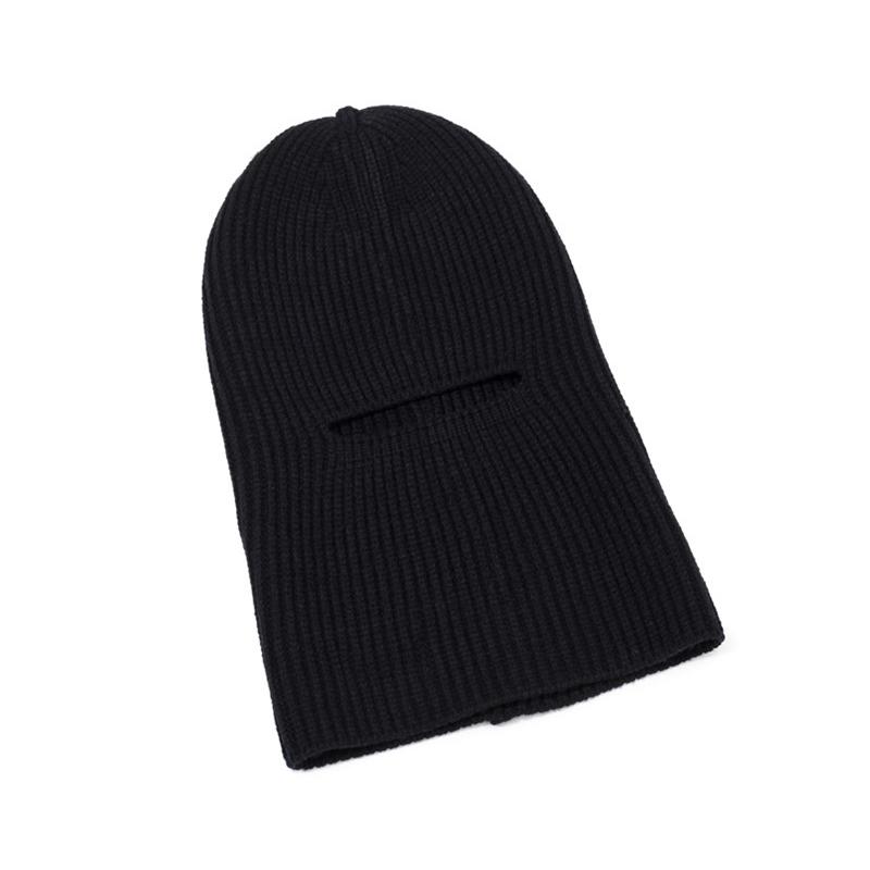 Winter Outdoor Hat Warm Wool Hat Men's Neck Knitted Hat Mask Scarf All-In-One Hat