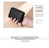 Genuine Leather Multi-Card Holder for Men & Women with Customizable Slots