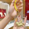 999 Pure Gold Keychain with 'Get Rich Immediately' Charm & Flying Horse Gold Bag Charm - Ideal New Year Gift