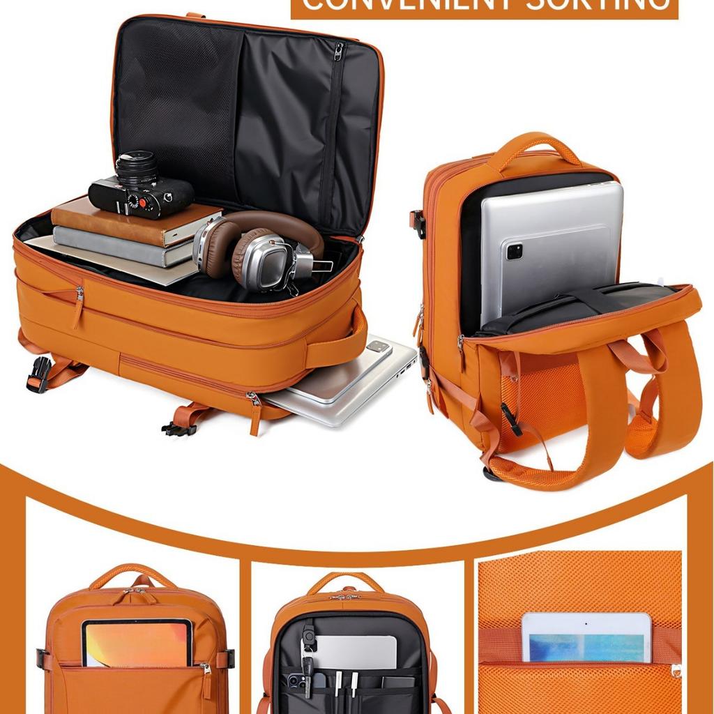 Schoolbag New Large Capacity Backpack Women's Light Travel Bag Men's Business Computer Bag Business Travel Boarding Backpack Student School Bag