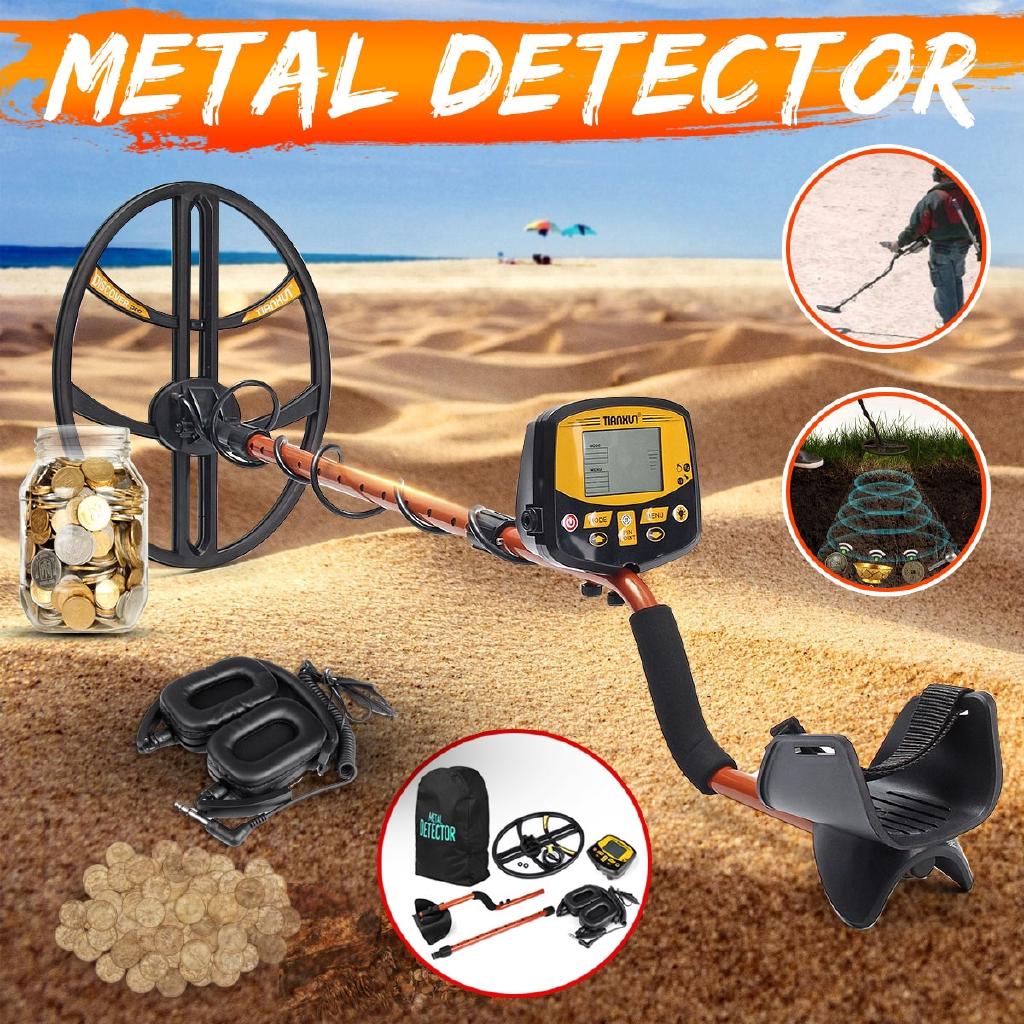 

TX-950 Профессиональный подземный металлоискатель Высокая чувствительность Детектор серебра и золота Переключаемая подсветка ЖК-дисплей