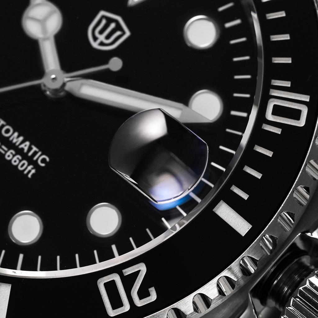 Watchdives WD5512B V2 GMT Dive Watch ST2130 Automatic Bubble Mirror Sapphire BGW9 200M Waterproof Luxury Men Mechanical Watch