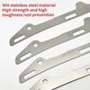 2Pcs Heavy Duty Stainless Steel Front Bumper Seam Adjustment Brackets for Car Exterior Tuning Modification