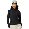 Anta Sports Casual Simple Solid Color Stand Collar Comfortable Versatile Long Sleeve T-Shirt Women Tops 162537403-3