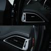 Car Styling Air Outlet Adjustment Switch Frame Decorative Trim Stickers Fit For Jaguar XE F-Pace Auto Interior