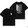 Attack On Titan Anime Oversize T-shirt Men Women Short Sleeve Casual Tee Cotton Unisex Streetwear Cosplay Harajuku Tops Y2k