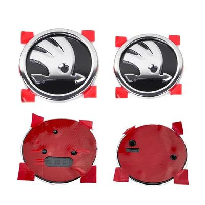 2 Pezzi 80mm 90mm Emblema Per Fabia 1 2 Octavia a7 RS Superb Rapid Yeti Karoq Vision Auto Cofano Anteriore Posteriore Portellone Adesivo hbkm45