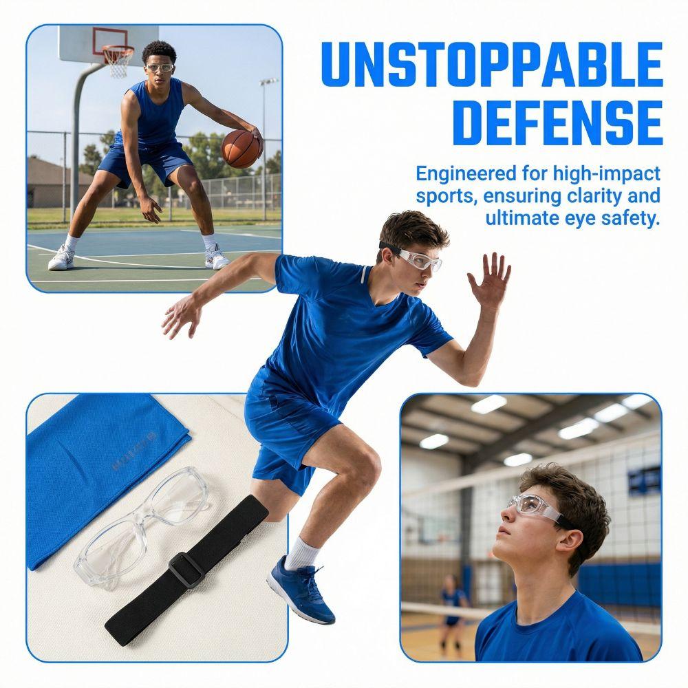 Adjustable Strap Basketball Training Goggles Flexible Sport Protective Eyewear Basketball